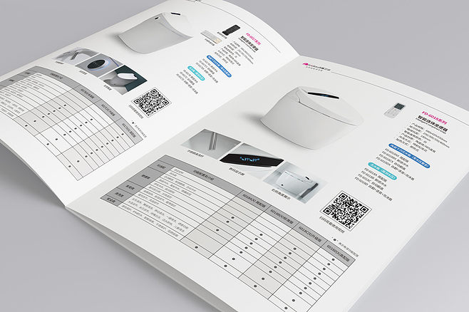 智享生活，凈享舒適——智能衛(wèi)浴畫冊平面設(shè)計全解析
